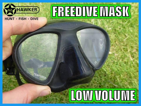 DIVE MASK BLACK SILICONE LOW VOLUME! BRAND NEW #01