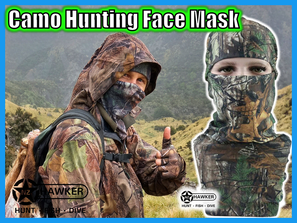 1x CAMO Face Mask Hunting Neck Gaiter Seamless Tube Bandana #01