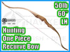 HUNTING ONE-PIECE RECURVE BOW 60" 50lb LH - DOC LEGAL #47