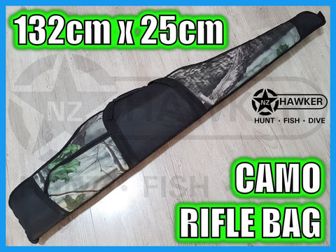 PREMIUM GUN BAG CAMO 132cm x 25cm with 20mm thick foam per side! #02