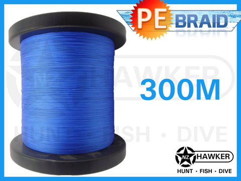 300M TP FISHING BRAID CHOOSE COLOUR/POUNDAGE